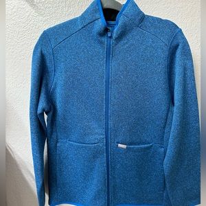 FIGS On-shift Sweater Knit Jacket Capri Blue Exclusive Color Size XL